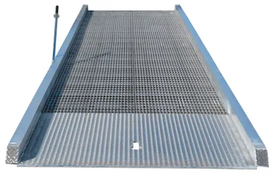 Vestil AY-167230 yard ramp shown from an alternate angle