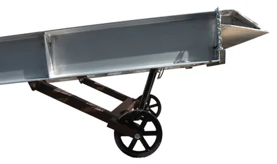 Vestil AY-168430 yard ramp shown from an alternate angle
