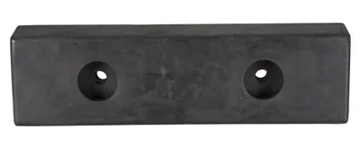 Vestil B-516 Rubber Rectangle Molded Bumper 2