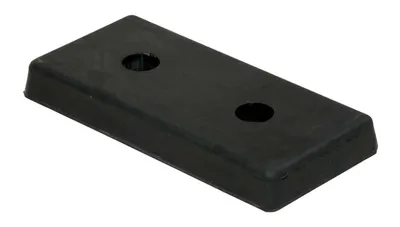 Vestil B-818 Rubber Rectangle Molded Bumper