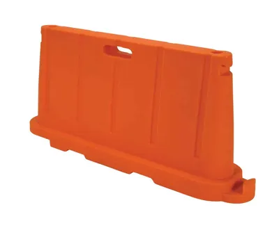 Vestil BCD-7636-OR Polyethylene Stackable Barricade 2