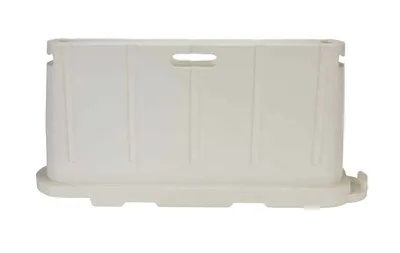 Vestil BCD-7636-WH Polyethylene Stackable Barricade 3