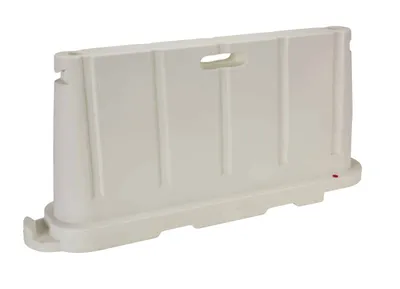 Vestil BCD-7636-WH Polyethylene Stackable Barricade