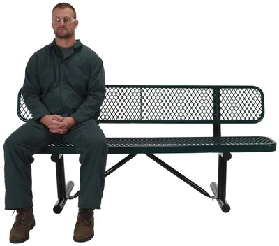 Vestil BEN-MX-72-GN Steel Bench 2