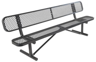 Vestil BEN-MX-96-BK Steel Bench