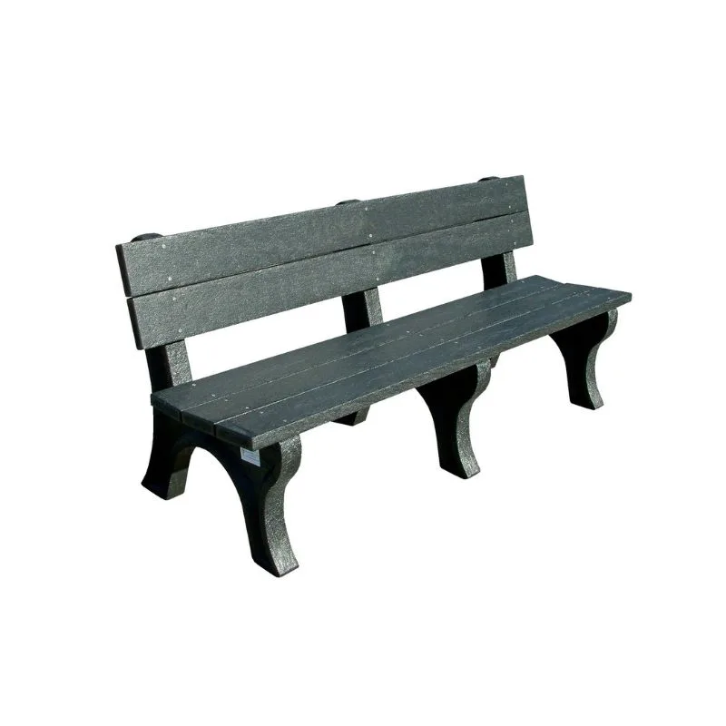 Vestil BEN-PTDB-72-BKBK park benche