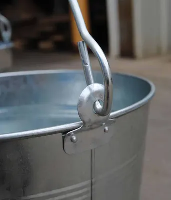Vestil BKT-GAL-325 Galvanized Steel Bucket 2