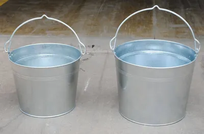 Vestil BKT-GAL-325 Galvanized Steel Bucket 4