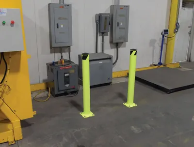 Vestil BOL-42-4.5-FYL warehouse equipment shown from an alternate angle