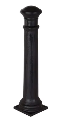 Vestil BOL-CI-38-8 Ductile Iron Decorative Bollard