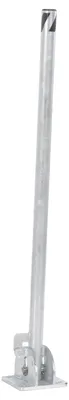 Vestil BOL-FD-36-G Steel Fold-Down Galvanized Bollard