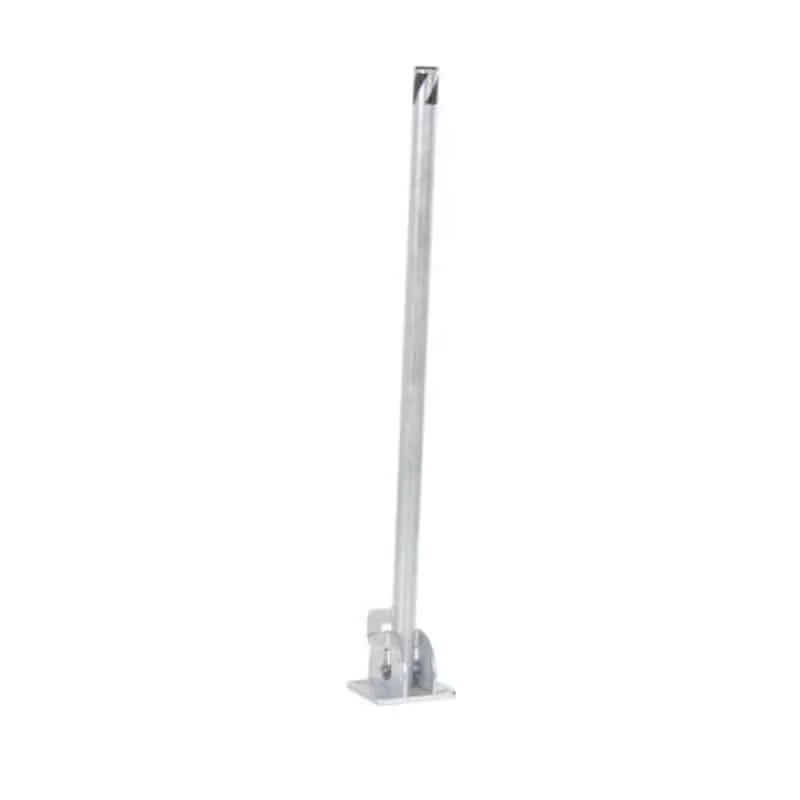 Vestil BOL-FD-36-G Steel Fold-Down Galvanized Bollard