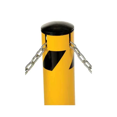 Vestil BOL-JK-42-4.5 Steel Pipe Bollard with Slots