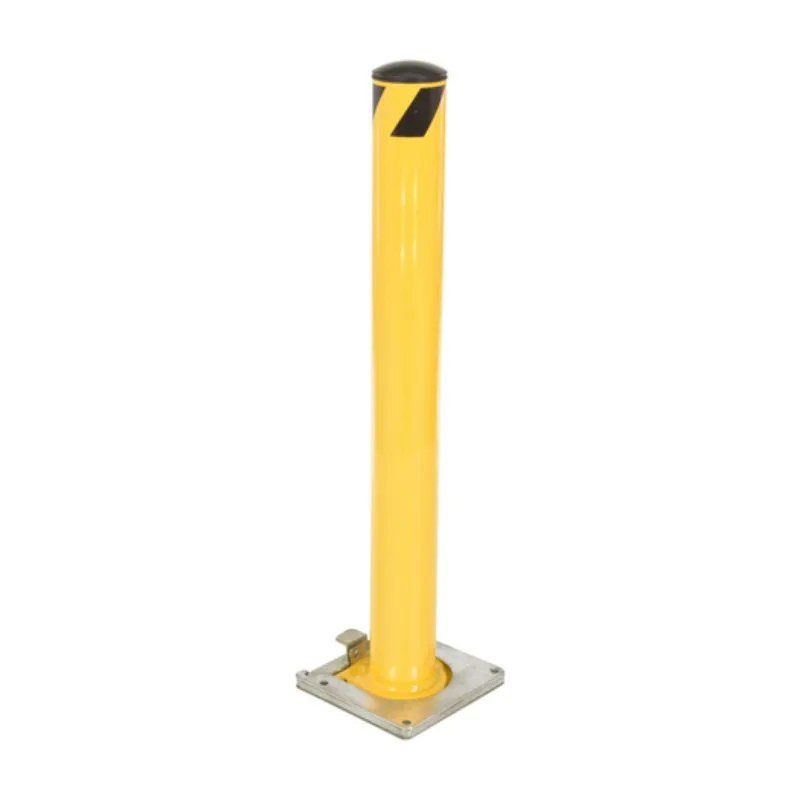 Vestil BOL-RF-42-5.5 Steel Surface Mounted Removable Pipe Safety Bollard