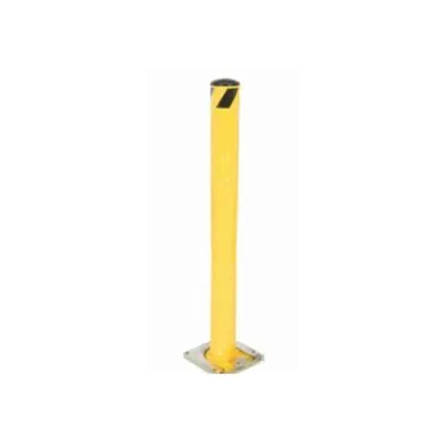 Vestil BOL-RF-48-4.5 Steel Surface Mounted Removable Pipe Safety Bollard