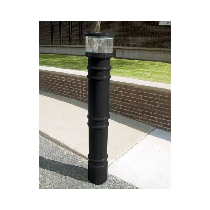 Vestil BPC-DM-LUV-B Polyethylene Metro with UV Light Bollard Cover
