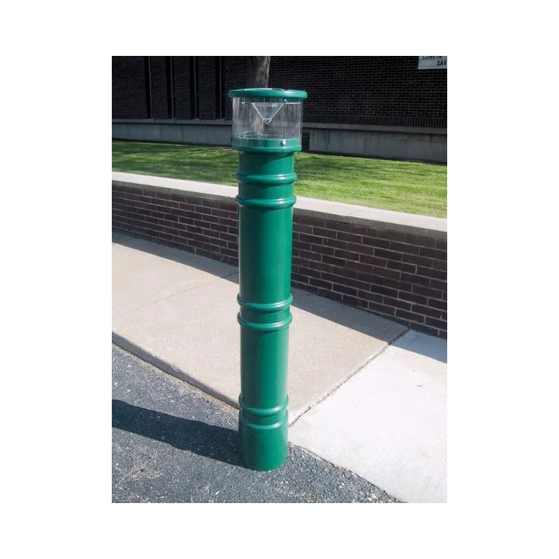 Vestil BPC-DM-LUV-FG Polyethylene Metro with UV Light Bollard Cover