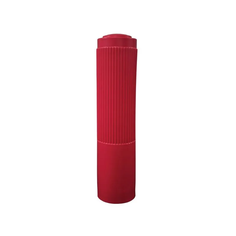 Vestil BPC-DR-R Polyethylene Ribbed Bollard Cover