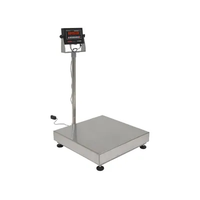 Vestil BS-915-2424-1000 Steel Bench Scale with Stainless Steel Tray