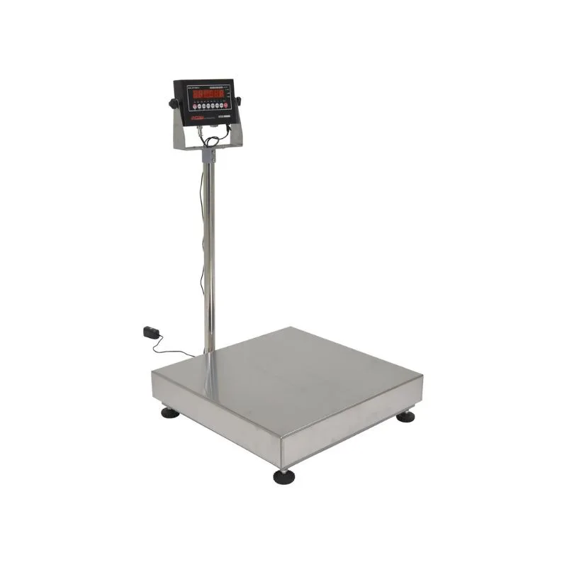 Vestil BS-915-2424-1000 Steel Bench Scale with Stainless Steel Tray