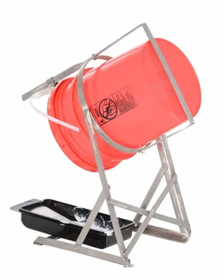 Vestil CAN-S Stainless Steel Manual Pail Tipper 7