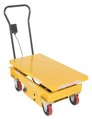 Vestil CART-1000-DC Steel DC Powered Hydraulic Single Scissor Cart 4