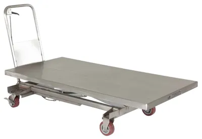 Vestil CART-1000-LD-PSS Partially Stainless Steel Hydraulic Elevating Cart