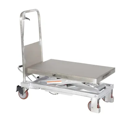 Vestil CART-1000-PSS Partially Stainless Steel Scissor Cart