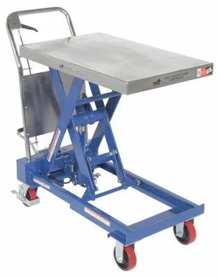 Vestil CART-1000-TS Steel Hydraulic Elevating Single Scissor Cart