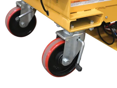 Vestil CART-1000D-DC Steel DC Powered Hydraulic Double Scissor Cart 10