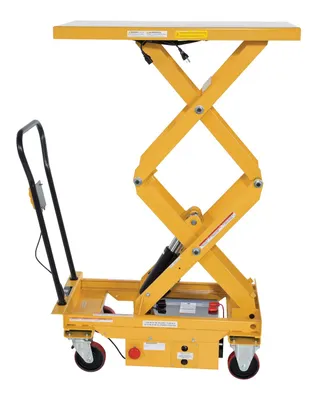Vestil CART-1000D-DC Steel DC Powered Hydraulic Double Scissor Cart 2