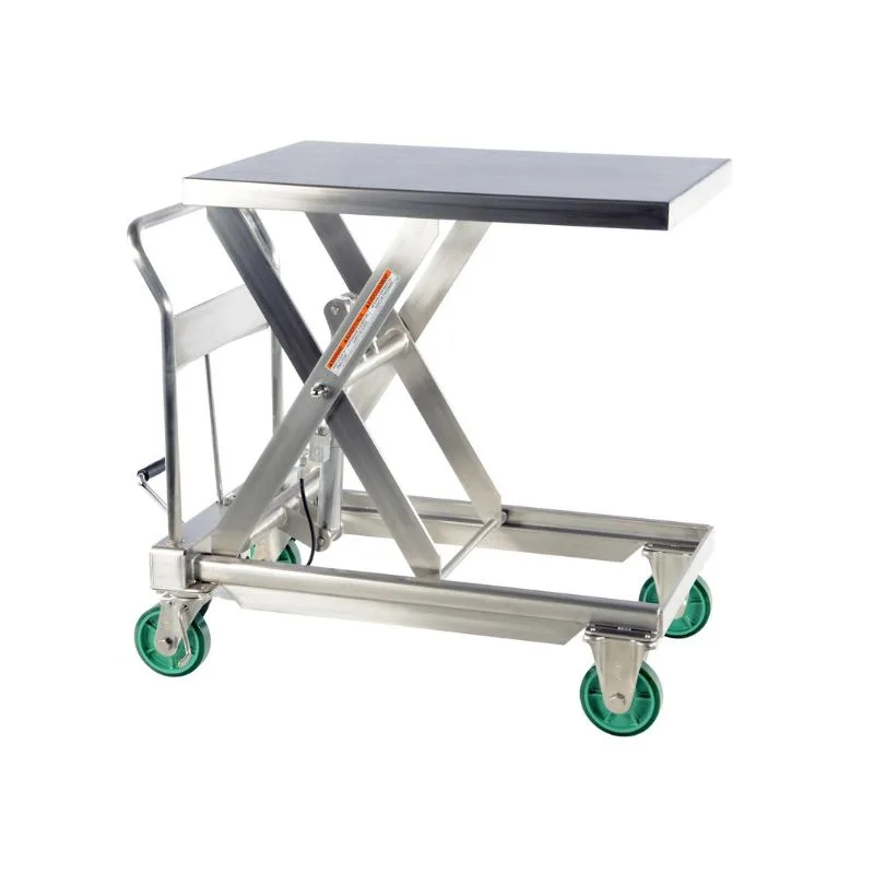 Vestil CART-1100-SS Stainless Steel Hydraulic Scissor Cart
