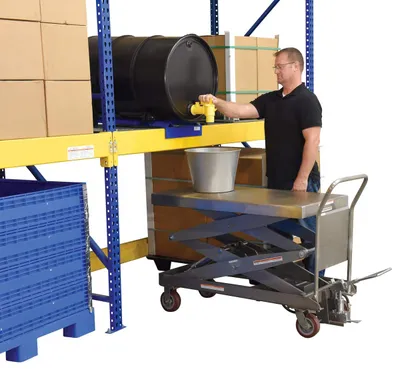 Vestil CART-1500-D-TS-PSS shown from an alternate angle