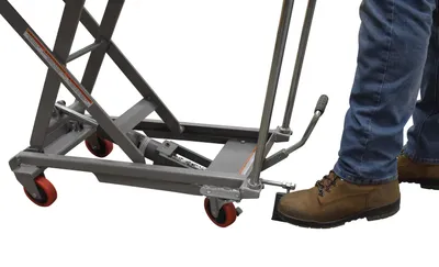 Vestil CART-200-ALUM shown from an alternate angle