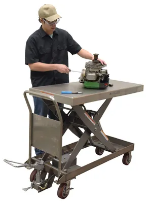 Vestil CART-2000-PSS shown from an alternate angle