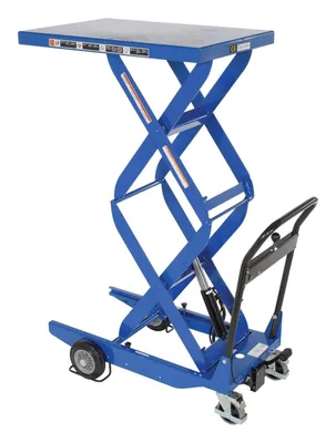 Vestil CART-400-D-HR Steel Double Scissor Cart with Hand Release
