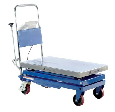 Vestil CART-500-SCL Steel Scissor Cart with Scale