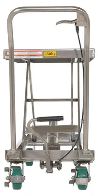 Vestil CART-500-SS3 shown from an alternate angle