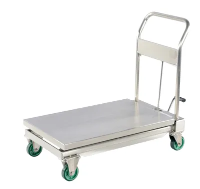 Vestil CART-550-SS shown from an alternate angle