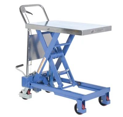 Vestil CART-750-TS Steel Single Scissor Hydraulic Elevating Cart