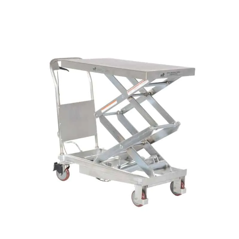 Vestil CART-800-D-PSS Partially Stainless Steel Hydraulic Elevating Cart