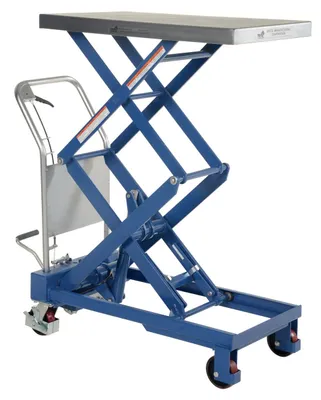 Vestil CART-800-D-TS Steel Double Scissor Hydraulic Elevating Cart