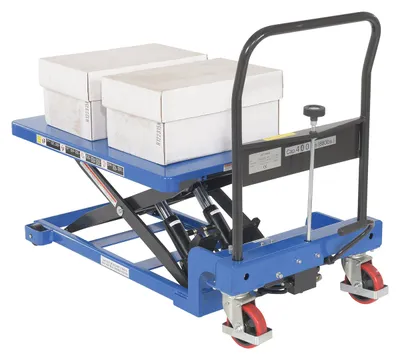 Vestil CART-900-LP-AS shown from an alternate angle