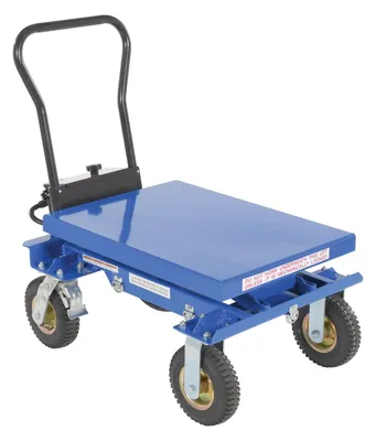 Vestil CART-PN-400 Steel Rough Terrain Elevating Cart