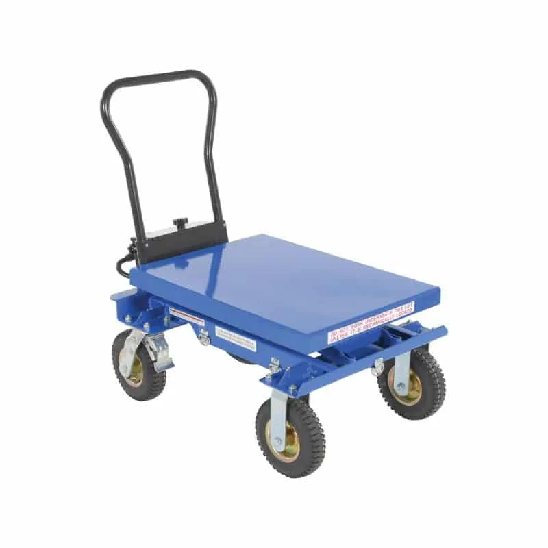 Vestil CART-PN-400 Steel Rough Terrain Elevating Cart