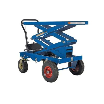 Vestil CART-PN-600-D Steel Rough Terrain Elevating Cart