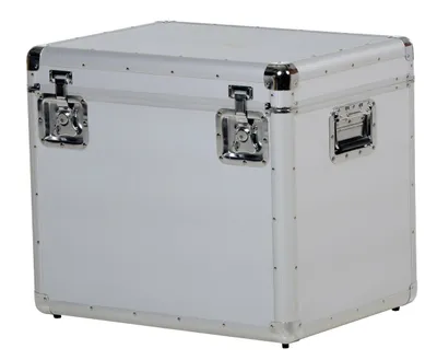 Vestil CASE-L Aluminum Large Storage Case Silver