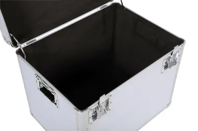 Vestil CASE-L Aluminum Large Storage Case Silver