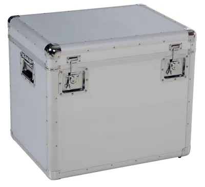 Vestil CASE-L Aluminum Large Storage Case Silver