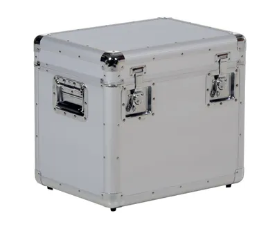 Vestil CASE-S Aluminum Small Storage Case Silver